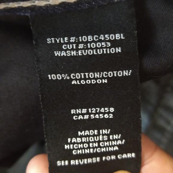 Affliction Distressed Denim Jeans Size 34 - Picture 9 of 13